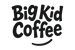 Fun and playful Big Kid Coffee logo